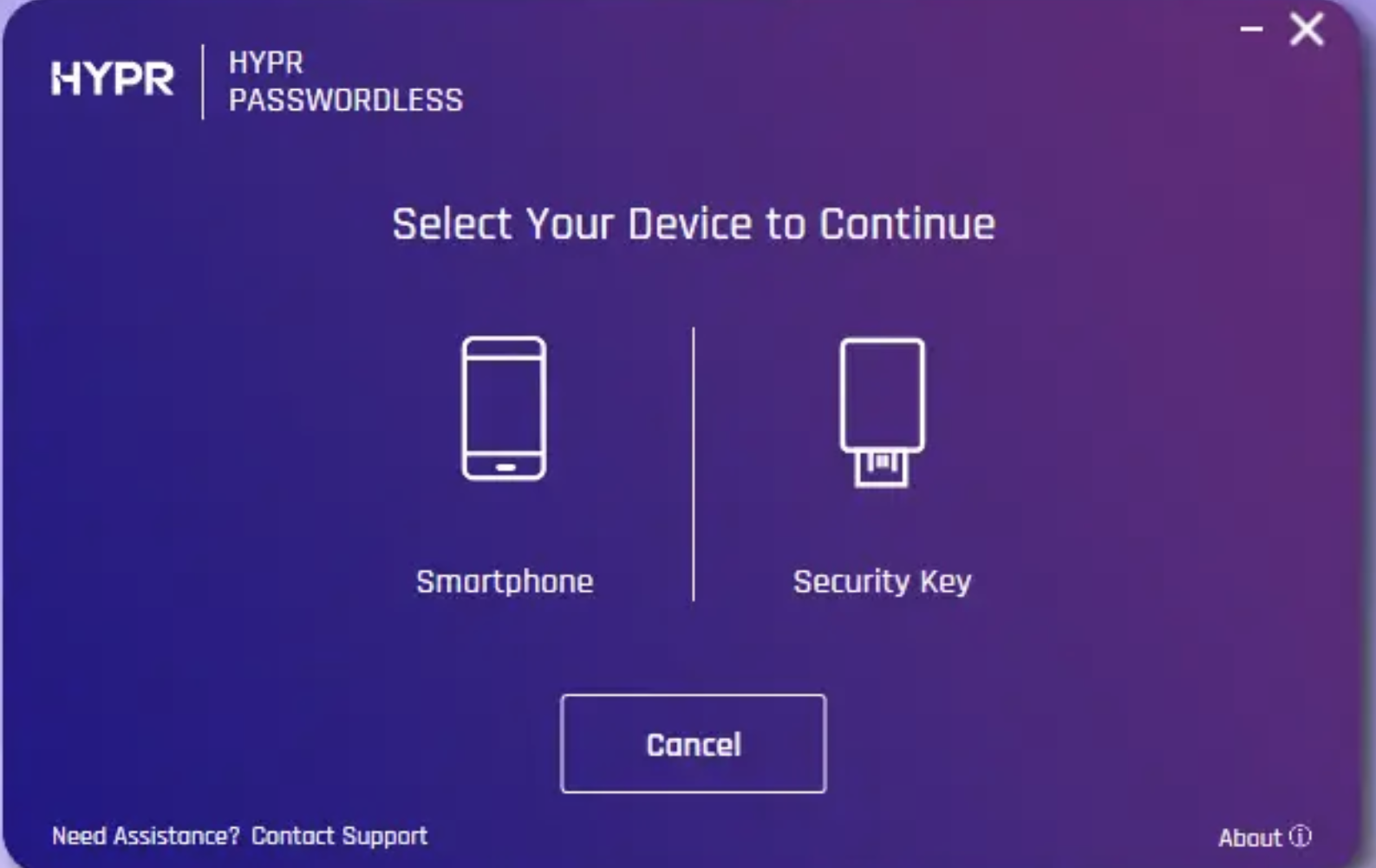 Choose pairing type