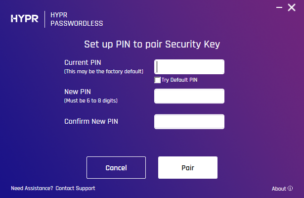 Enter PIN