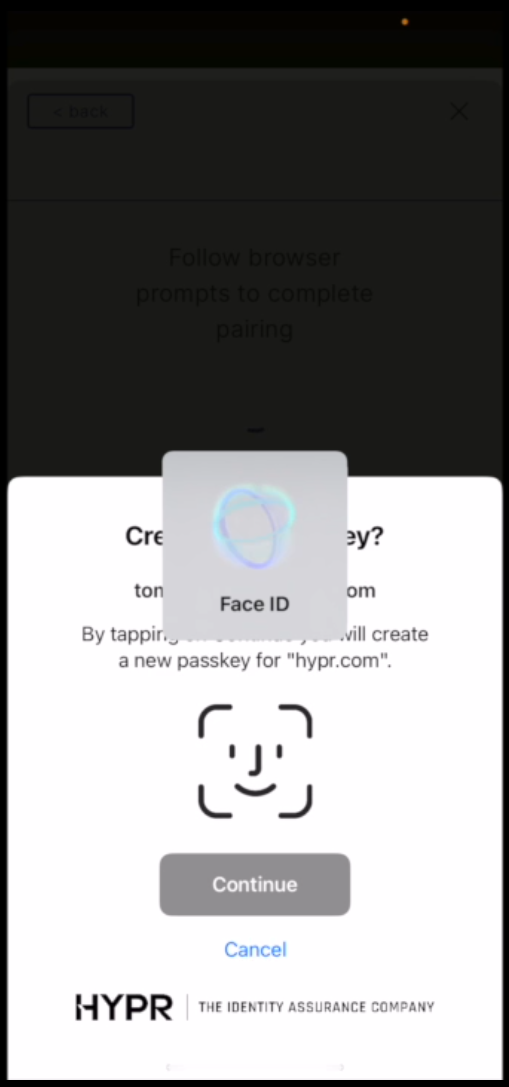 Biometric authentication